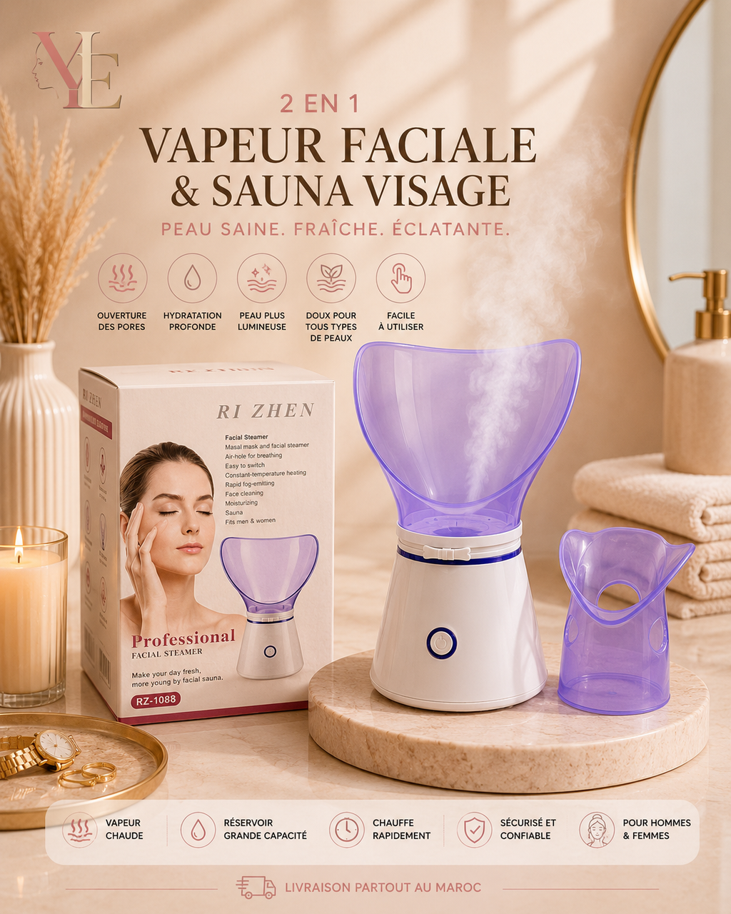 Portable Facial Steamer